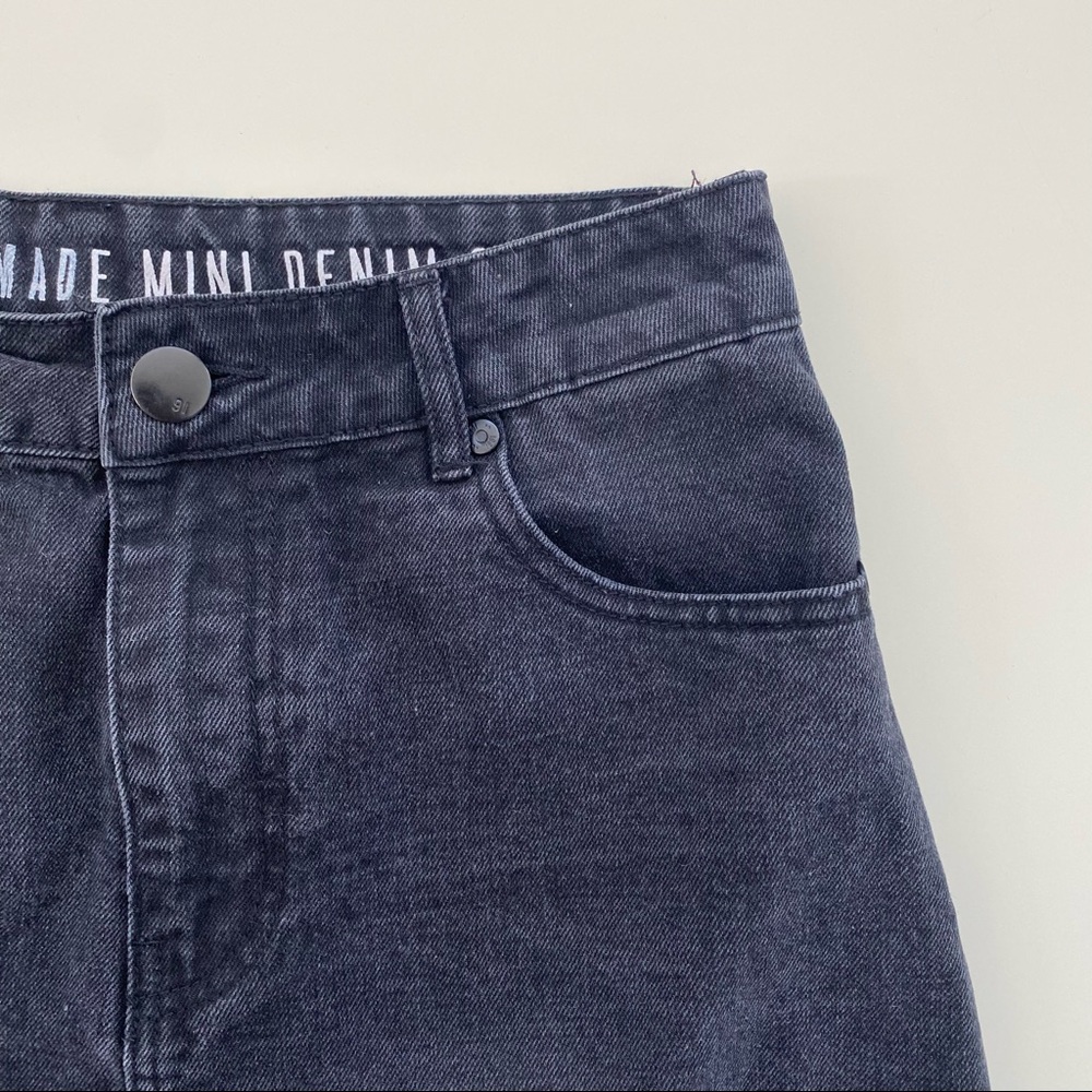 Cotton On Black Jean Skirt